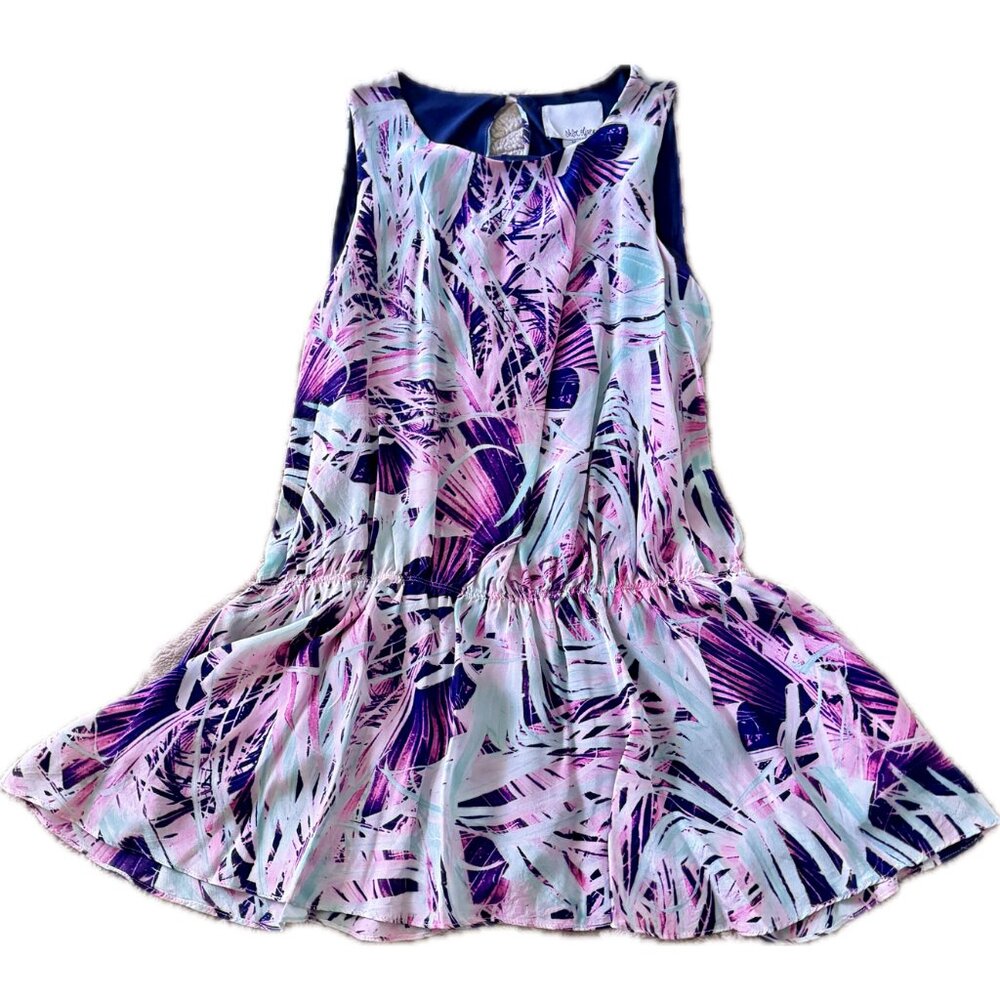 Chloe Oliver Spring Summer Romper with keyhole back size M